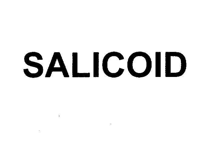 Mẫu nhãn hiệu SALICOID