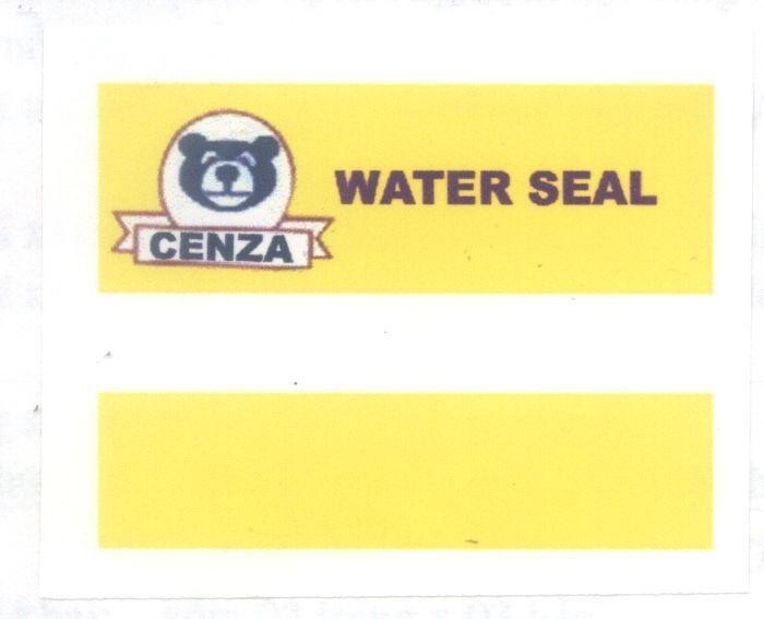 Mẫu nhãn hiệu CENZA WATER SEAL