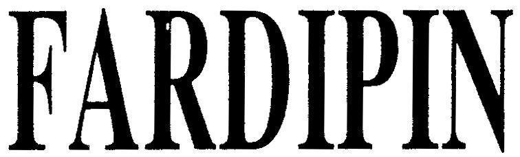 Mẫu nhãn hiệu FARDIPIN