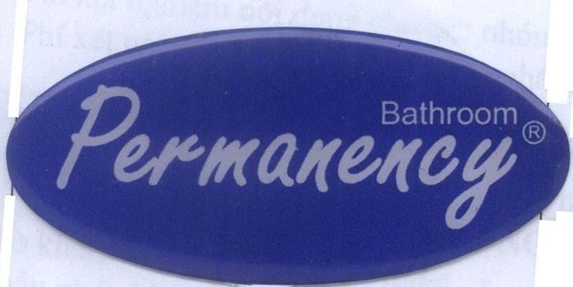 Mẫu nhãn hiệu PERMANENCY BATHROOM