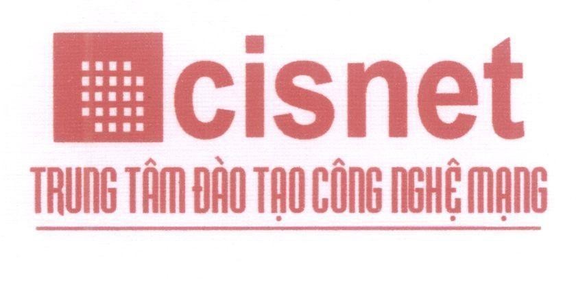 Mẫu nhãn hiệu CISNET Trung tâm Đào tạo Công nghệ Mạng