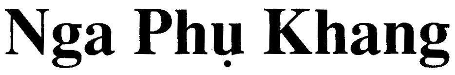 Mẫu nhãn hiệu Nga Phụ Khang