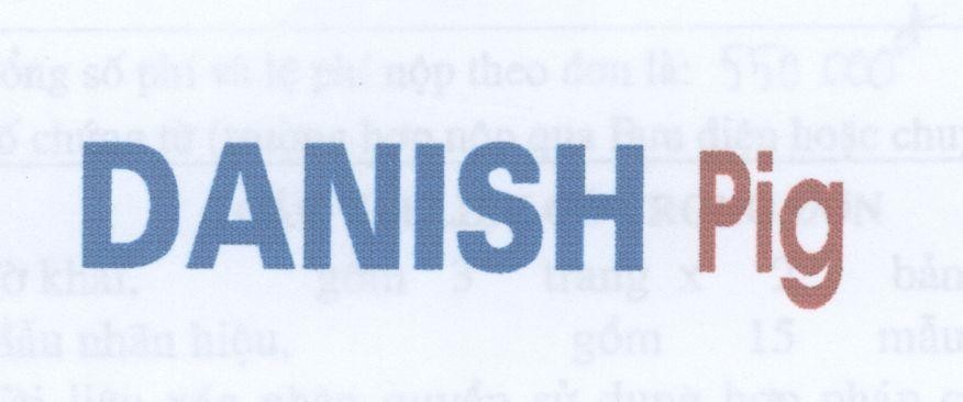 Mẫu nhãn hiệu DANISH PIG