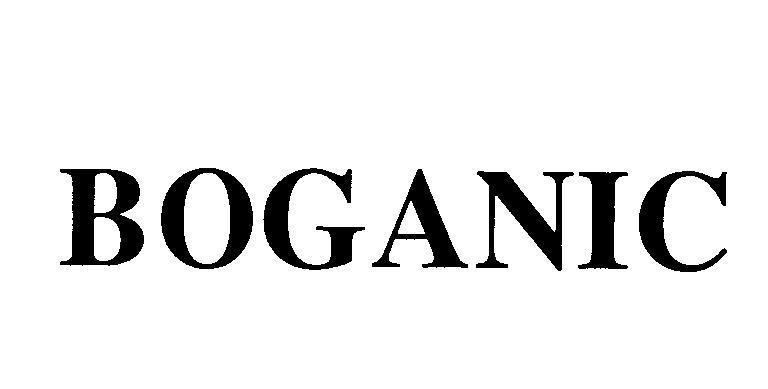 Mẫu nhãn hiệu BOGANIC