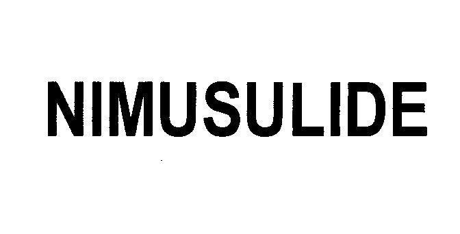 Mẫu nhãn hiệu NIMUSULIDE