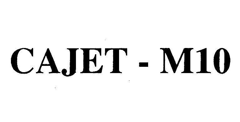 Mẫu nhãn hiệu CAJET - M10