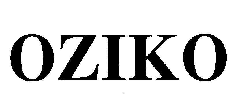 Mẫu nhãn hiệu OZIKO