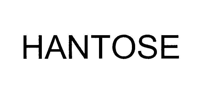 Mẫu nhãn hiệu HANTOSE