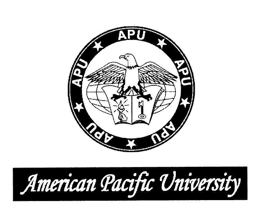 Mẫu nhãn hiệu APU AMERICAN PACIFIC UNIVERSITY