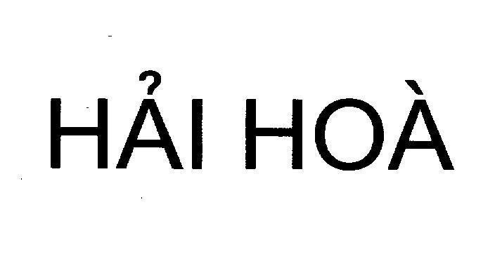 Mẫu nhãn hiệu Hải Hoà