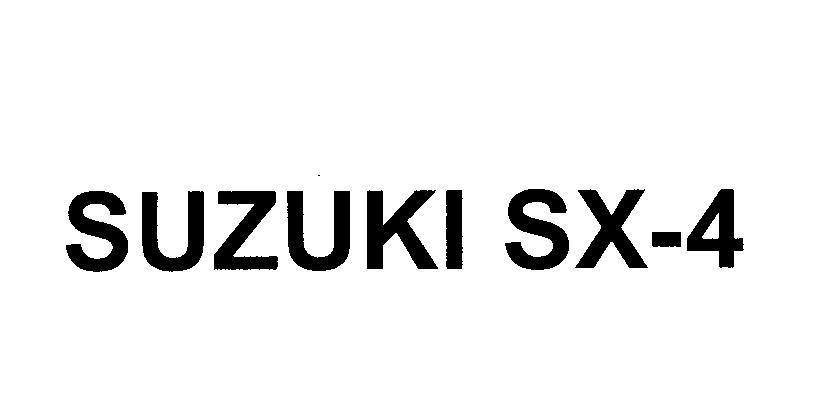 Mẫu nhãn hiệu SUZUKI SX-4