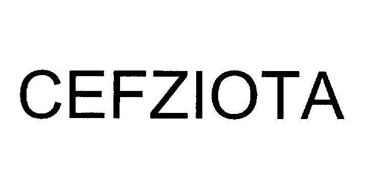 Mẫu nhãn hiệu CEFZIOTA