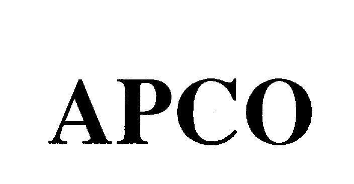 Mẫu nhãn hiệu APCO