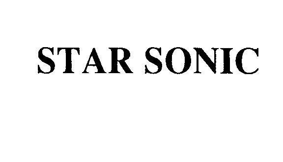 Mẫu nhãn hiệu STAR SONIC