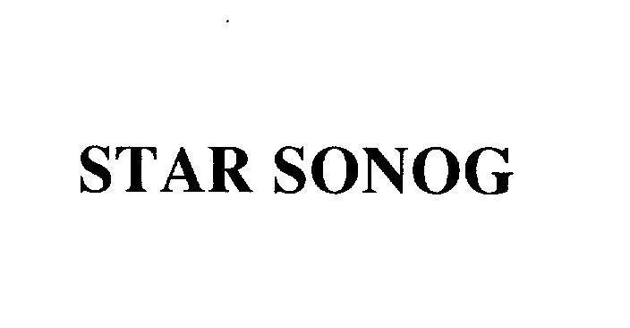 Mẫu nhãn hiệu STAR SONOG