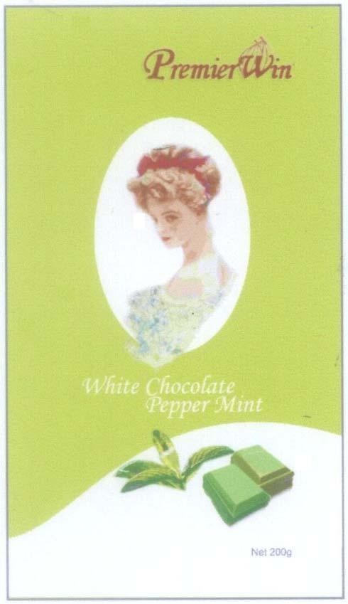 Mẫu nhãn hiệu PremierWin White Chocolate Pepper Mint
