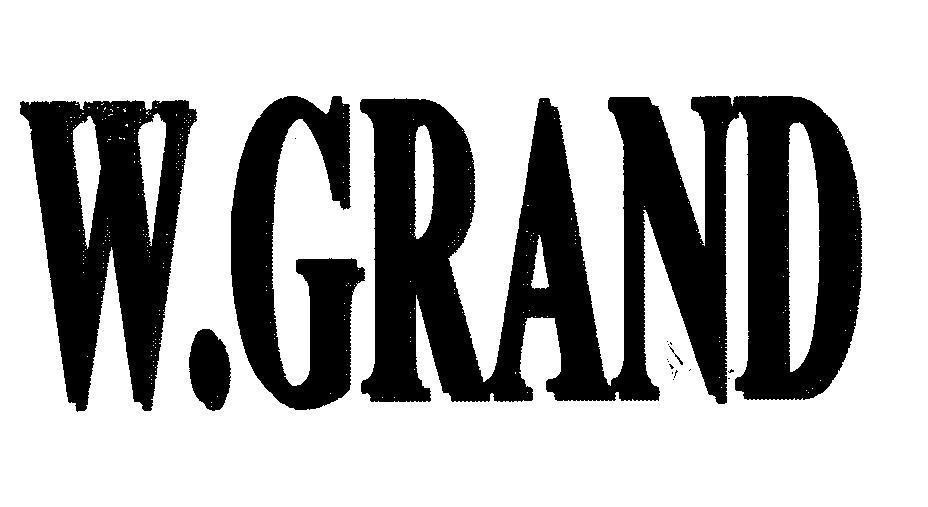 Mẫu nhãn hiệu W.GRAND