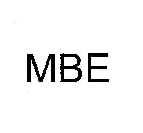 Mẫu nhãn hiệu MBE