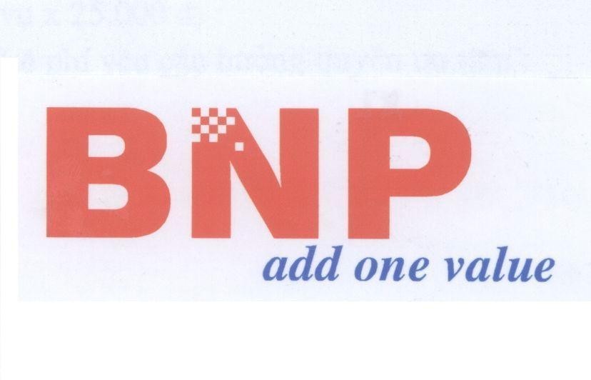 Mẫu nhãn hiệu BNP ADD ONE VALUE