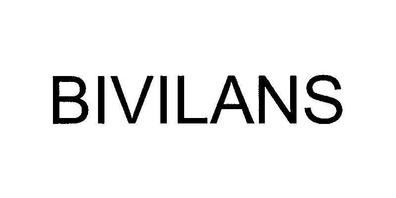 Mẫu nhãn hiệu BIVILANS