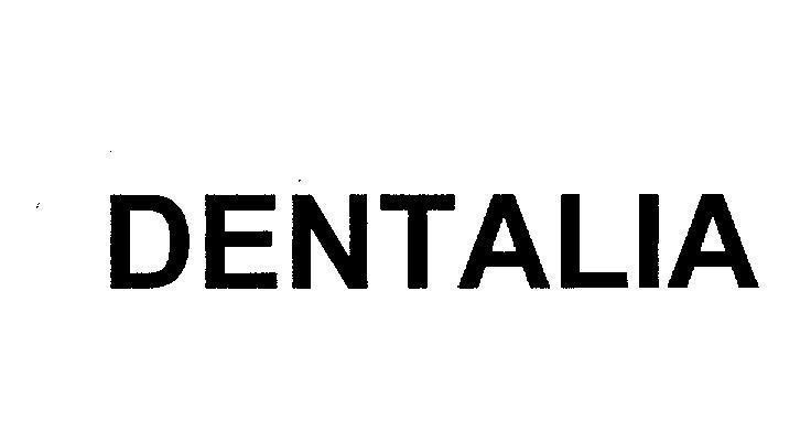 Mẫu nhãn hiệu DENTALIA