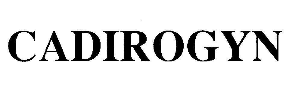 Mẫu nhãn hiệu CADIROGYN