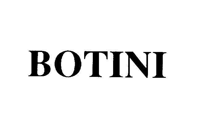 Mẫu nhãn hiệu BOTINI