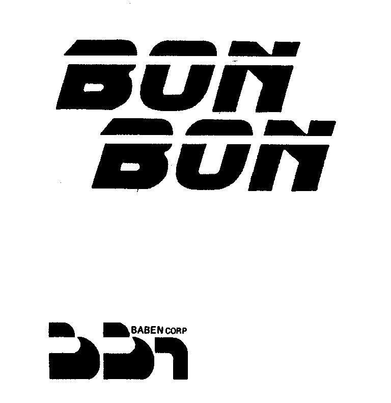 Mẫu nhãn hiệu BON BON BABEN CORP