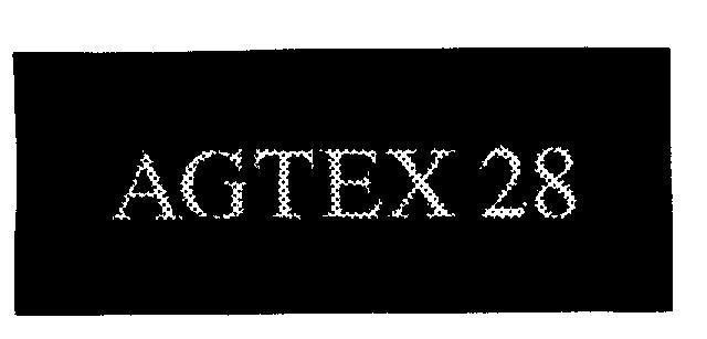 Mẫu nhãn hiệu AGTEX 28