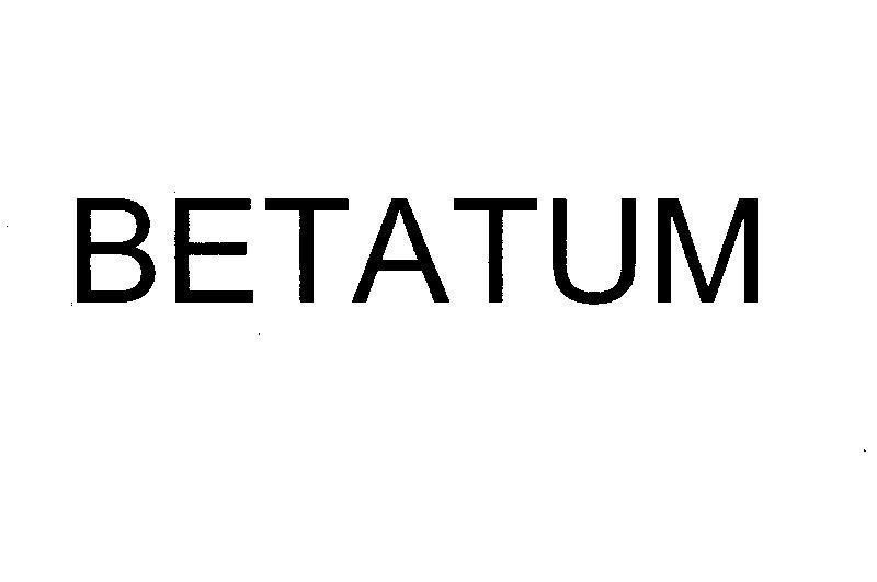 Mẫu nhãn hiệu BETATUM