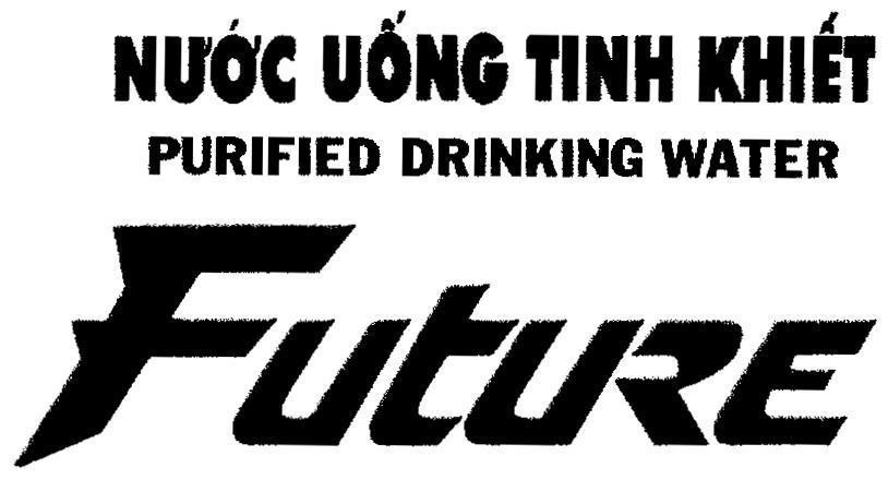 Mẫu nhãn hiệu FUTURE Nước uống tinh khiết PURIFIED DRINKING WATER