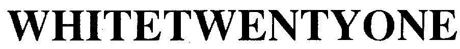 Mẫu nhãn hiệu WHITETWENTYONE