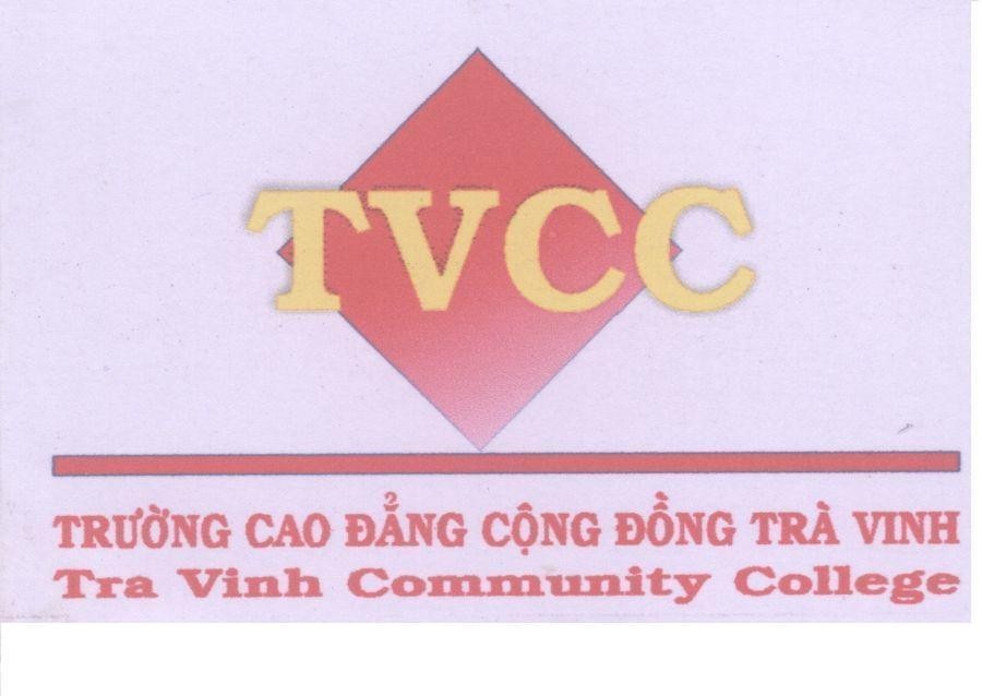 Mẫu nhãn hiệu TVCC Trường Cao Đẳng Cộng Đồng Trà Vinh Tra Vinh Community College