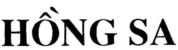 Mẫu nhãn hiệu Hồng Sa