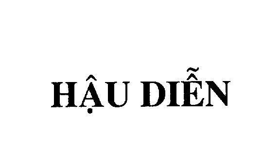 Mẫu nhãn hiệu Hậu Diễn