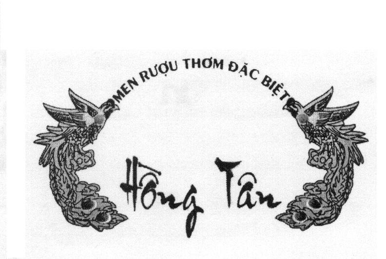 Mẫu nhãn hiệu Hồng Tân Men rượu thơm đặc biệt