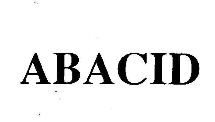 Mẫu nhãn hiệu ABACID
