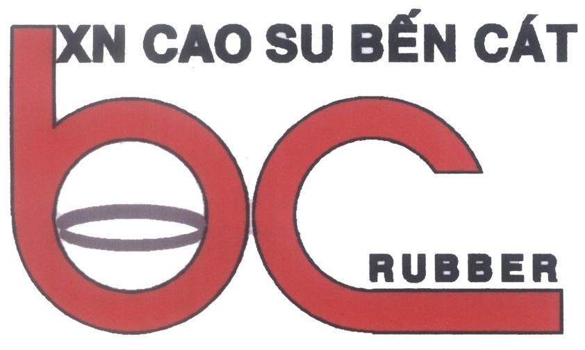 Mẫu nhãn hiệu XN Cao su Bến Cát bc RUBBER