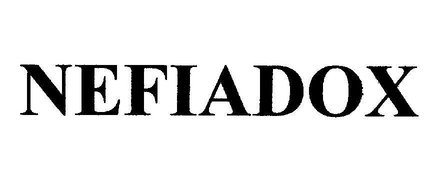 Mẫu nhãn hiệu NEFIADOX