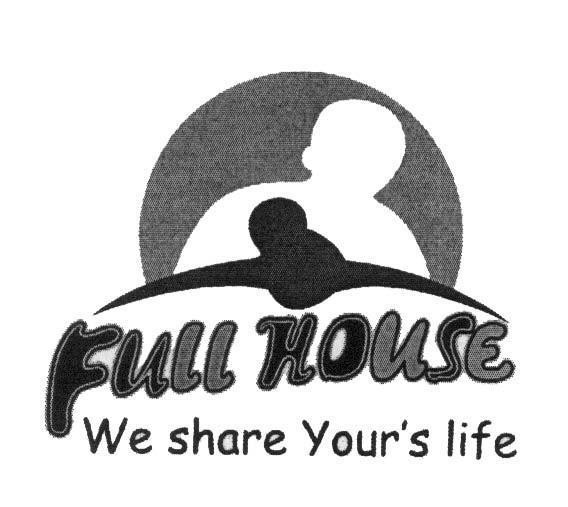 Mẫu nhãn hiệu FULL HOUSE WE SHARE YOUR'S LIFE