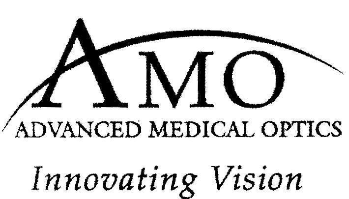Mẫu nhãn hiệu AMO ADVANCED MEDICAL OPTICS Innovating Vision