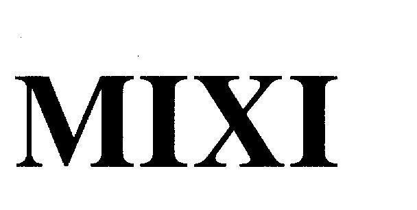 Mẫu nhãn hiệu MIXI