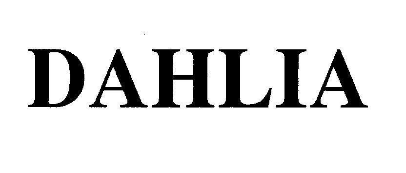 Mẫu nhãn hiệu DAHLIA