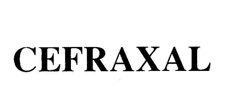 Mẫu nhãn hiệu CEFRAXAL