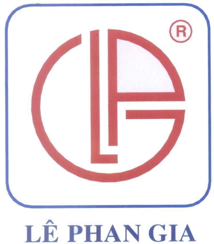 Mẫu nhãn hiệu L P G Lê Phan Gia