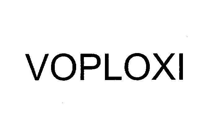 Mẫu nhãn hiệu VOPLOXI