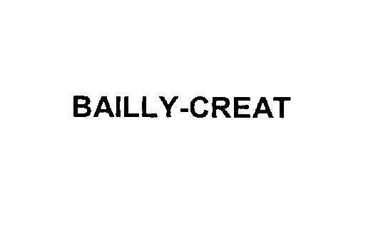 Mẫu nhãn hiệu BAILLY-CREAT