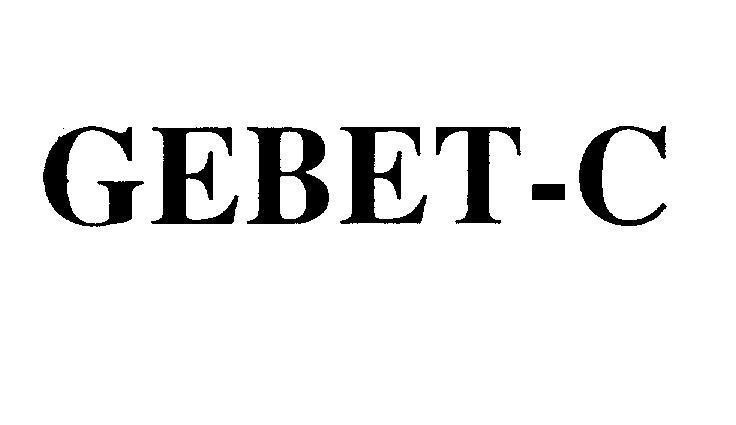 Mẫu nhãn hiệu GEBET-C
