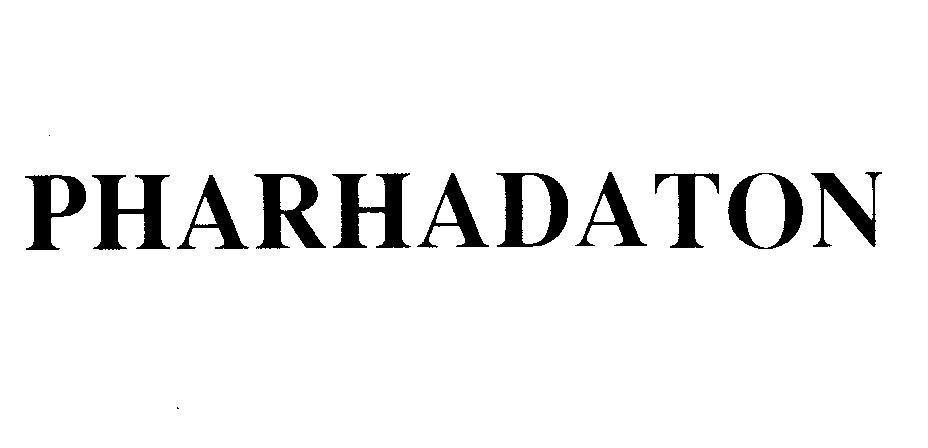 Mẫu nhãn hiệu PHARHADATON