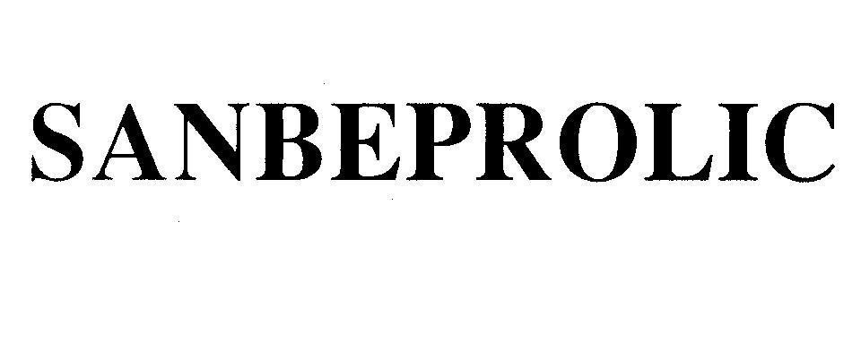 Mẫu nhãn hiệu SANBEPROLIC